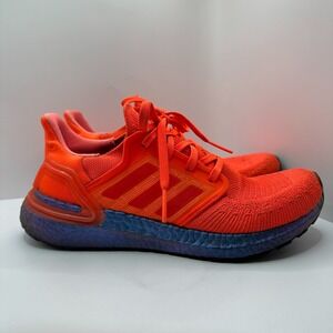 adidas Ultraboost 20 Ultra Boost Solar Red Orange Blue NASA ISS FV8451 Men's‎ 7